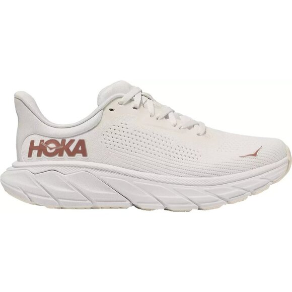Hoka One One Shoes - Hoka One One Arahi 7 Women’s Running White Rose Gold 1147851 BSG Size 9.5B